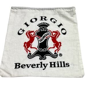 Vintage 1980’s Giorgio Beverly Hills Perfume Dust Bag Advertisement Bag